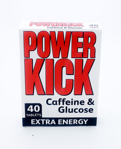 POWERKICK CAFFEINE TABLETS (40 Tablets) x 4