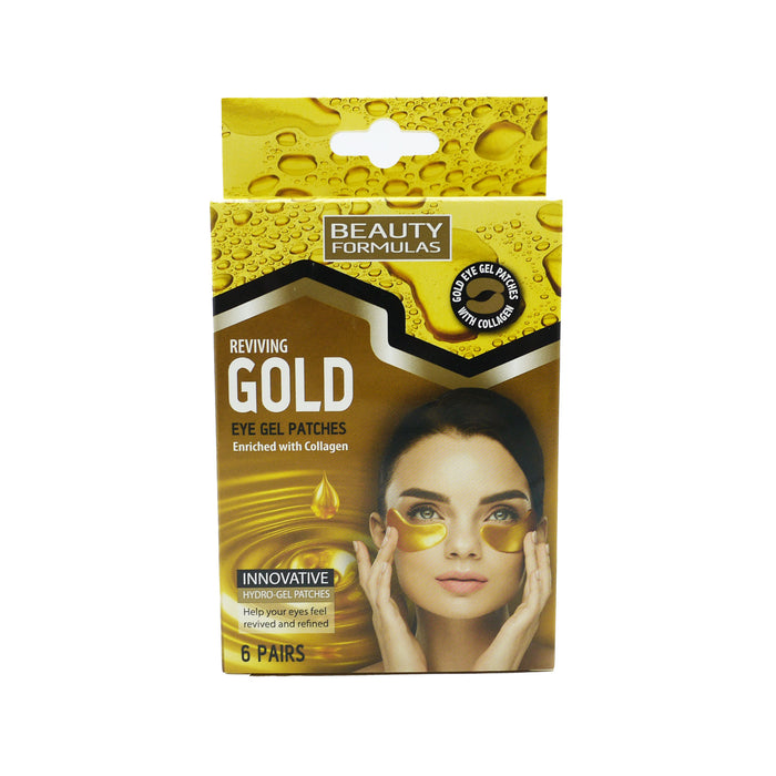 BEAUTY FORMULAS GOLD EYE GEL PATCHES 6'S