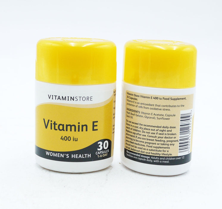 VITAMIN STORE VITAMIN E 400IU CAPSULES 30's