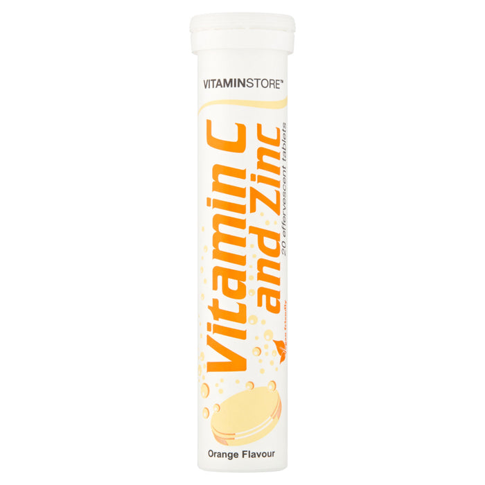 VITAMIN STORE EFFERVESCENT VIT C & ZINC TABS 20's