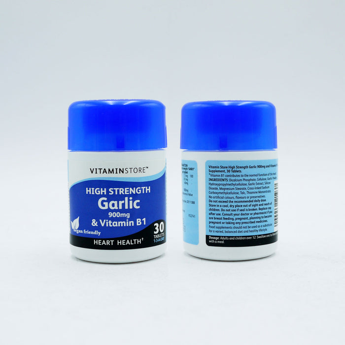 VITAMIN STORE HS GARLIC & VITAMIN B1 900MG 30's