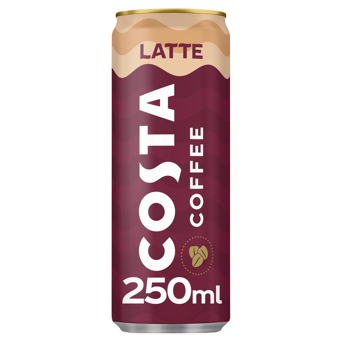 Costa Coffee Latte Can 250ml x 6 (Price Printed on each CAN is GBP 1.49)