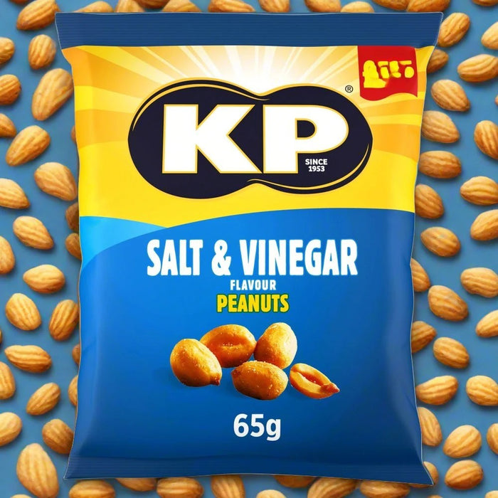 KP Salt & Vinegar Peanuts 65gm x 6