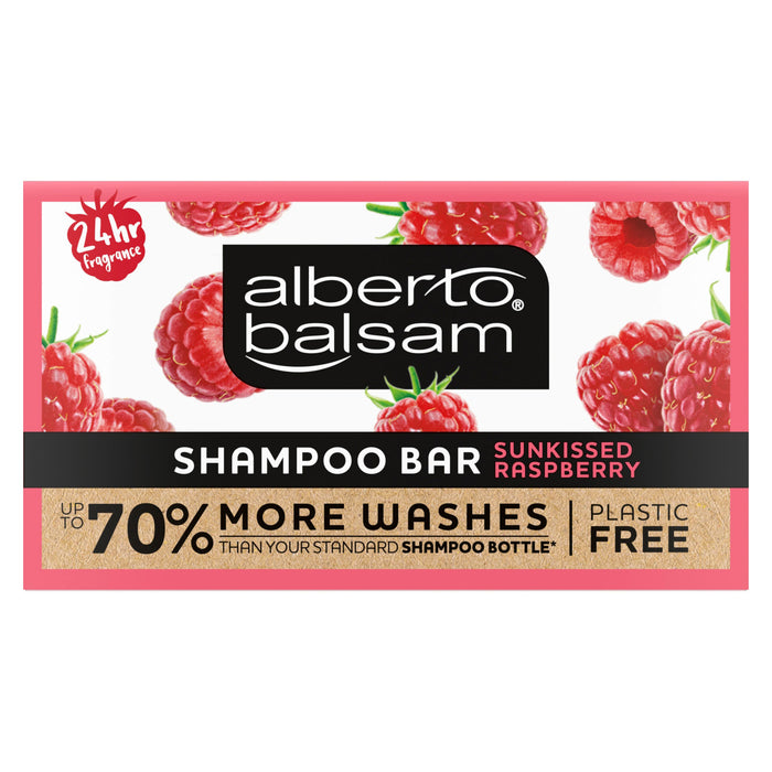 Alberto Balsam Sunkissed Raspberry Shampoo Bar 75gm x 6