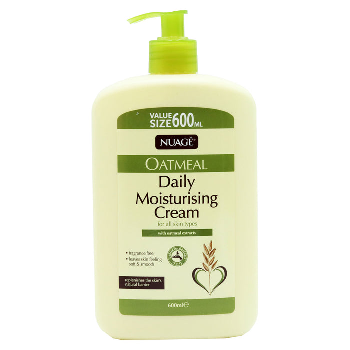 NUAGE MOISTURISING CREAM OATMEAL DAILY 600ML