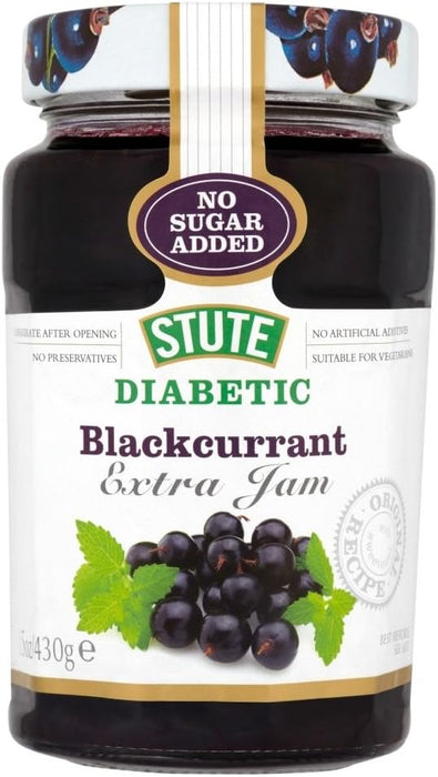 Stute Diabetic Blackcurrant Jam 430gm