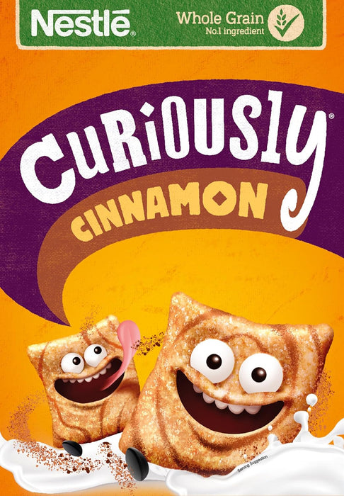 Nestle Curiously Cinnamon 375gm x 6