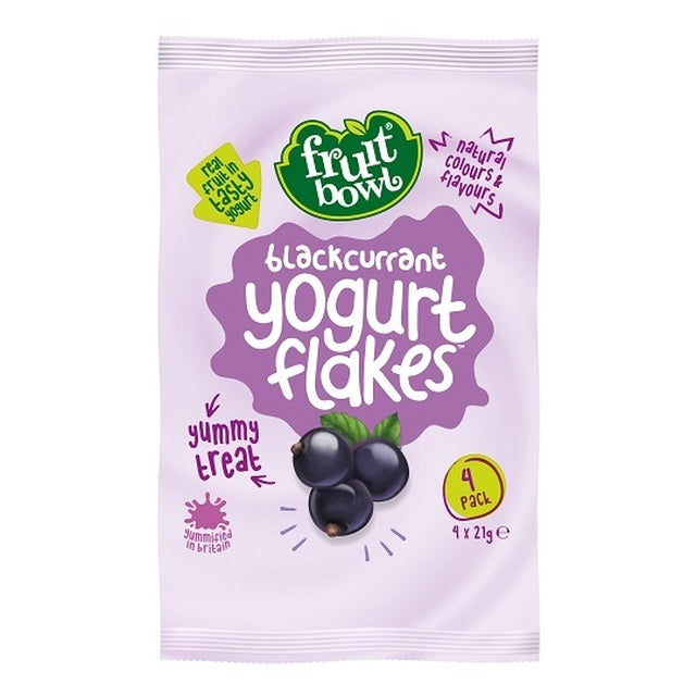 Fruit Bowl Yogurt Flakes Black Currant (4Pack x 21gm)