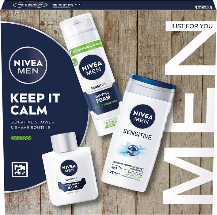 NIVEA MEN Keep It Calm Gift Set (3 Products)