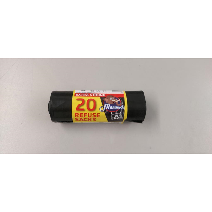 Mammoth Refuse Sack Extra Strong 20 Pack