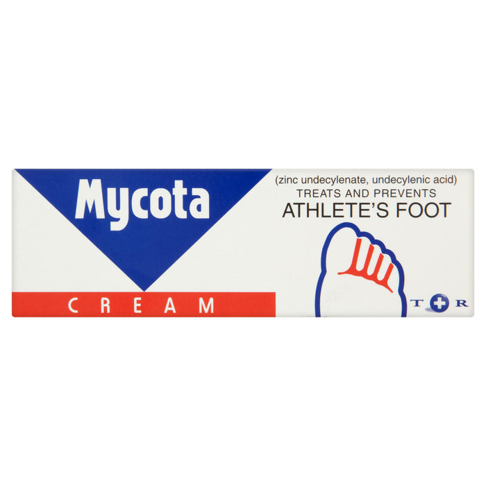 Mycota Athletes Foot Cream 25g Treats and Prevents Athletes Foot, Anti-Fungal and Anti-Bacterial