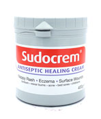 Sudocrem® Antiseptic Healing Cream, Zinc Oxide Cream for Nappy Rash, Eczema, Acne, and Minor Burns, 400g x 2