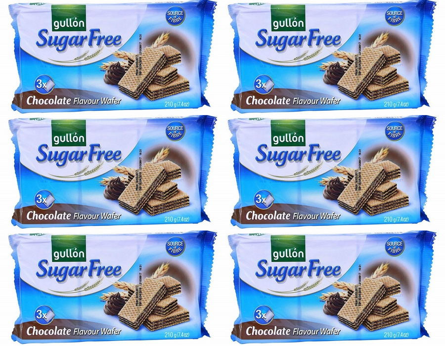 Gullon Sugar Free Chocolate Wafer Biscuits 180g  - Diabetic Friendly