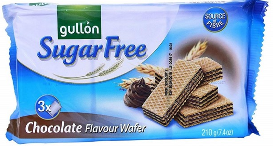 Gullon Sugar Free Chocolate Wafer Biscuits 180g - Diabetic Friendly