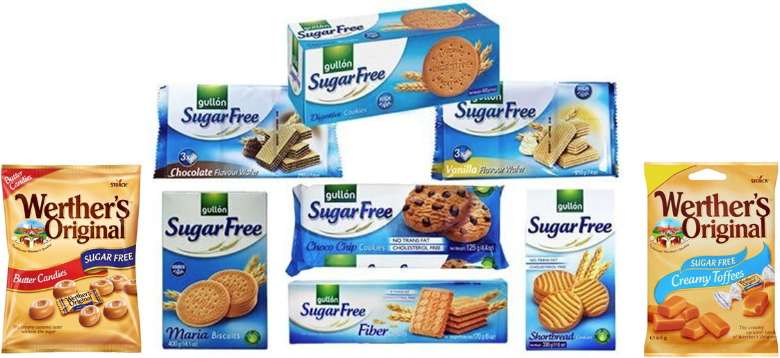 Diabetic Hamper Sugar Free Biscuits & Sweets, 9 Items - Ideal Gifting Box