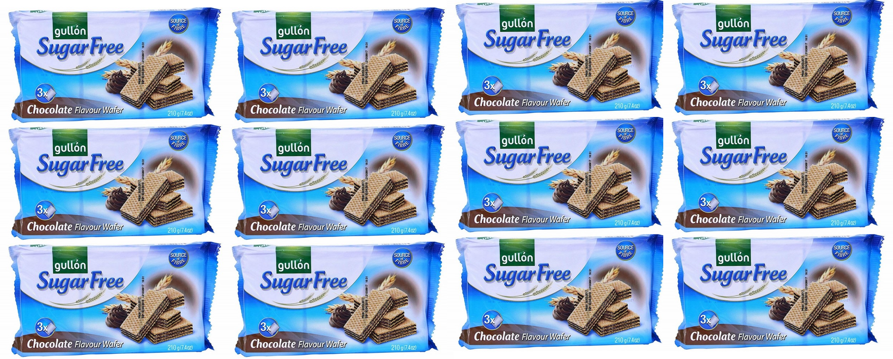 Gullon Sugar Free Chocolate Wafer Biscuits 180g  - Diabetic Friendly