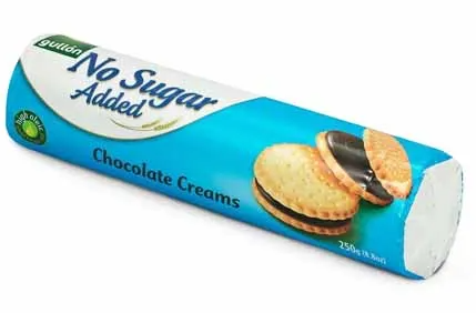 Gullon No Added Sugar Chocolate Cream Sandwich Cookies 250g