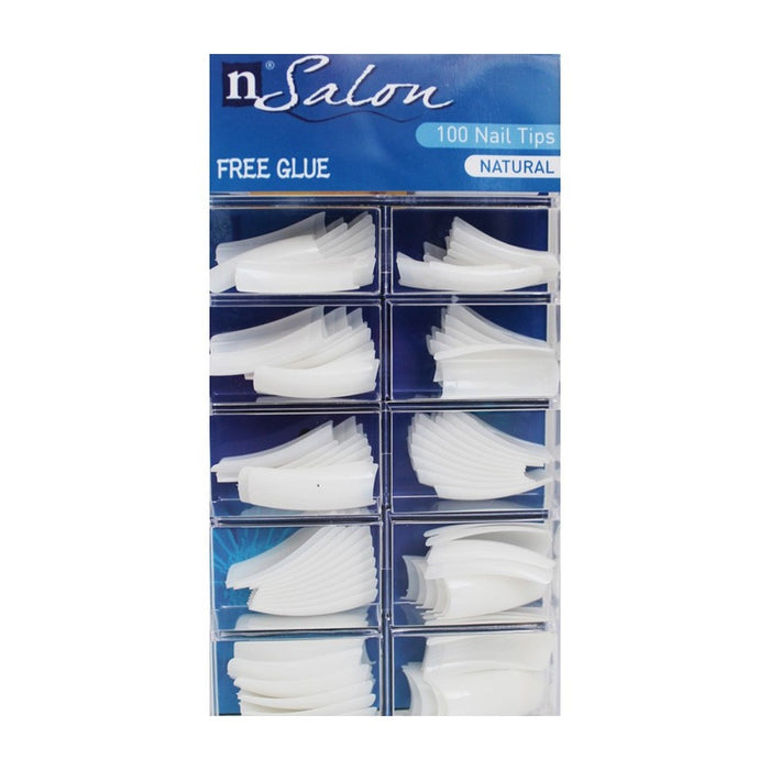 N Salon Nail Tips Natural