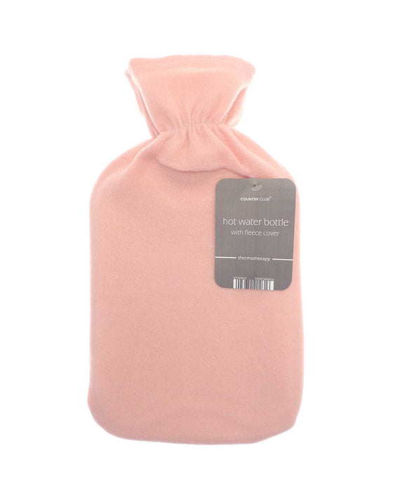 Hot Water Bottle 2ltr with Supersoft Fleece Cover