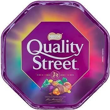 Quality Street Tub 600g| Assorted Selection of Classic Quality Street Chocolates | Perfect for Sharing, Gifting, and Festive Occasions (Pack Of 1 Tub)