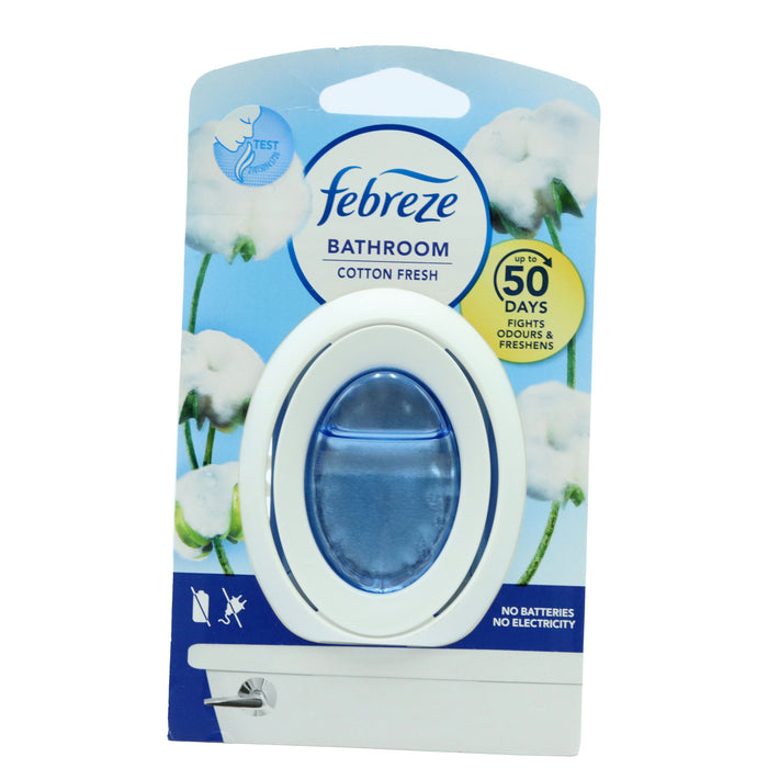 FEBREZE BATHROOM AIR FRESHENER COTTON CLIPSTRIP