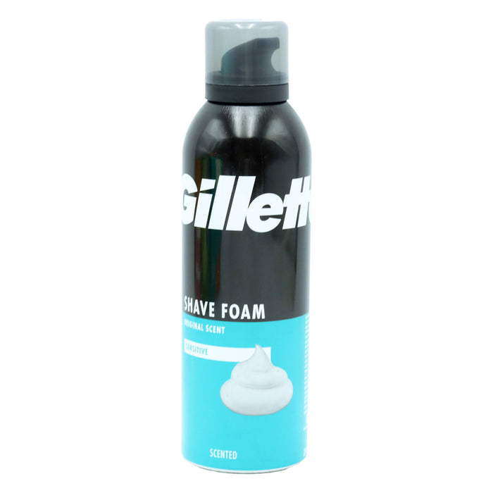 GILLETTE SHAVE FOAM SENSITIVE 200ml