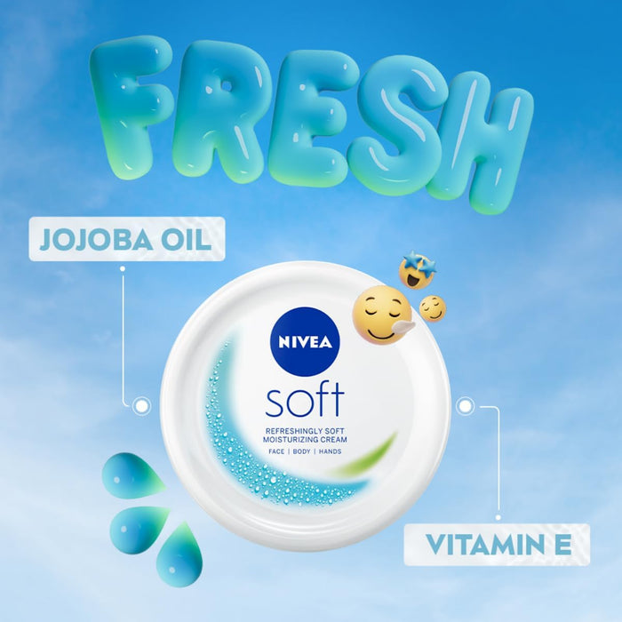Nivea Soft Tub Moisturising Cream 300ml x 1