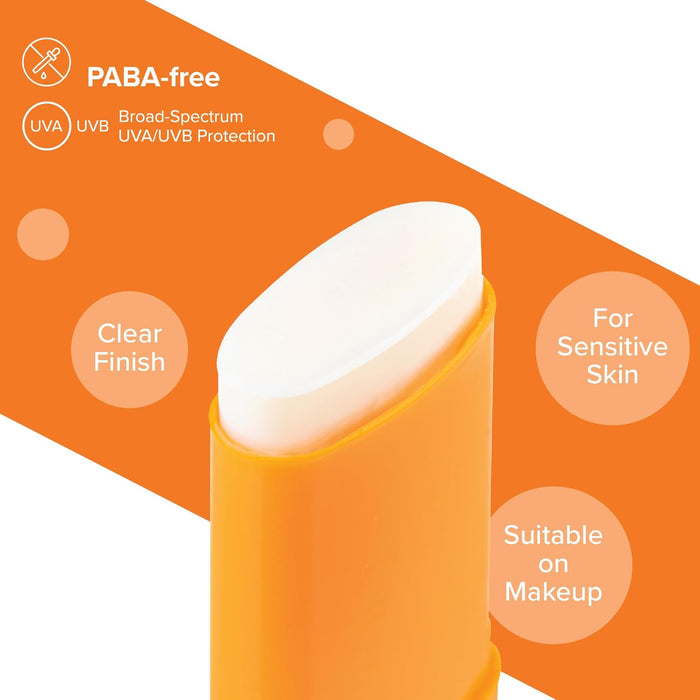 Calypso Invisible Sun Stick, SPF50 Sun Protection for Wet and Dry Skin 15g x 3