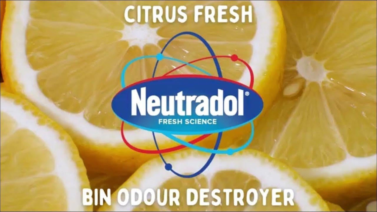 Neutradol Dustbin Odour Destroyer Citrus 350gm x 3