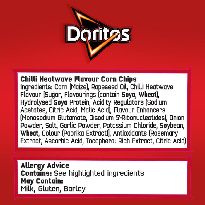 Doritos Chilli Heatwave Sharing Bag 180gm x 1