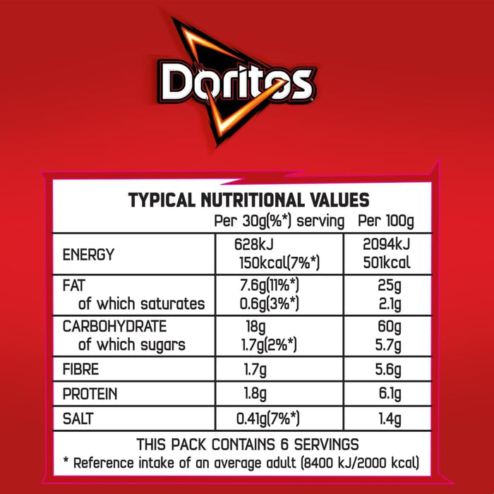 Doritos Chilli Heatwave Sharing Bag 180gm x 1
