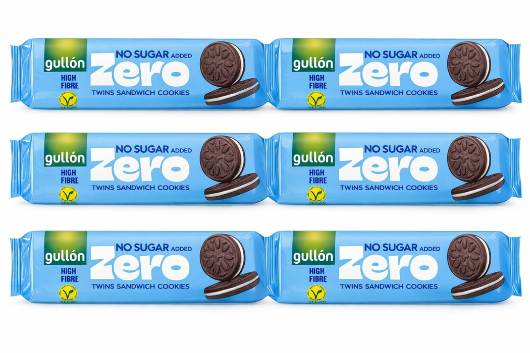 Gullon Twin Cocoa Sandwich Cookies 147g - No Added Sugar