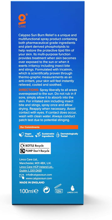 Calypso Sun Burn Relief Spray 100ml x 3