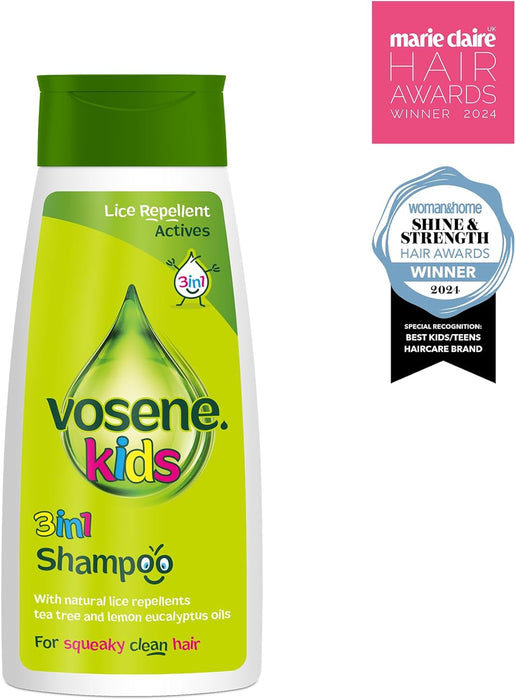 Vosene Kids 3in1 Shampoo 250ml x 3