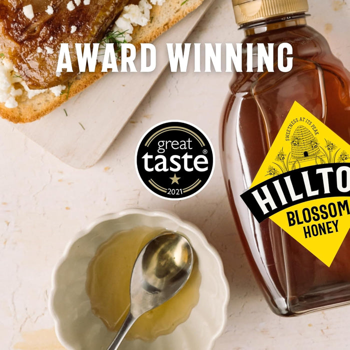 Hilltop Blossom Honey 720g Squeezy Bottle | Premium Quality | Dairy Nut and Gluten Free | Pack of 3