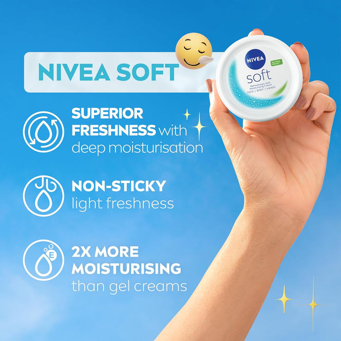 Nivea Soft Tub Moisturising Cream 300ml x 1