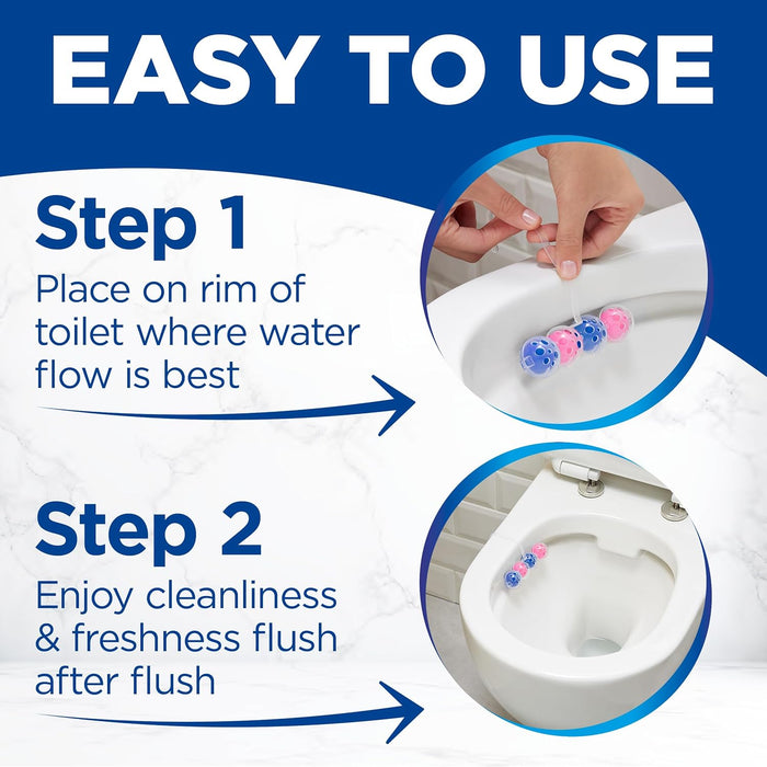 BLOO POWER ACTIVE FLOWER DUO TWIN 50g TOILET RIM BLOCKs