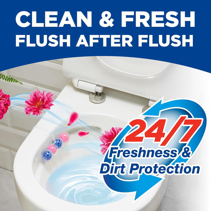BLOO POWER ACTIVE FLOWER DUO TWIN 50g TOILET RIM BLOCKs