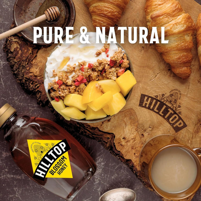 Hilltop Blossom Honey 720g Squeezy Bottle | Premium Quality | Dairy Nut and Gluten Free | Pack of 3