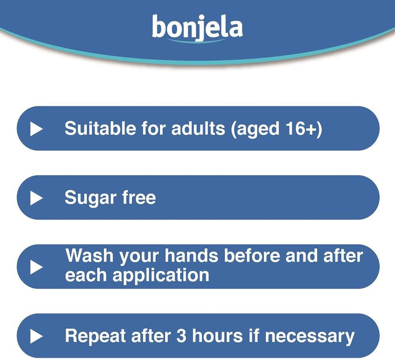 Bonjela 15g x 2 - Oral Gel - Fast Acting Pain Relief For Mouth Ulcers, Cold Sores, Swelling, Infection, Suitable With Dentures, Adult Treatment, Quick Medication Solution
