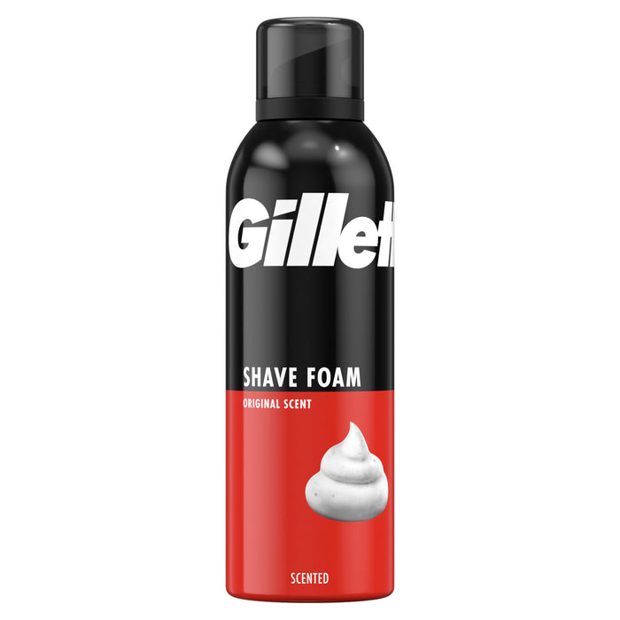 Gillette Shave Foam Original Scent 200ml – Smooth and Comfortable Shave