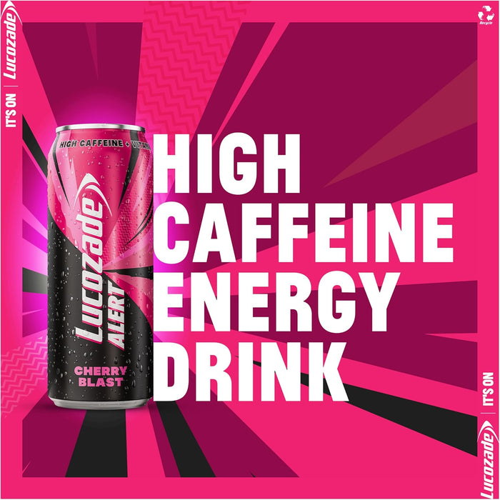 Lucozade Alert Cherry Blast Energy Drink 500ml x 1