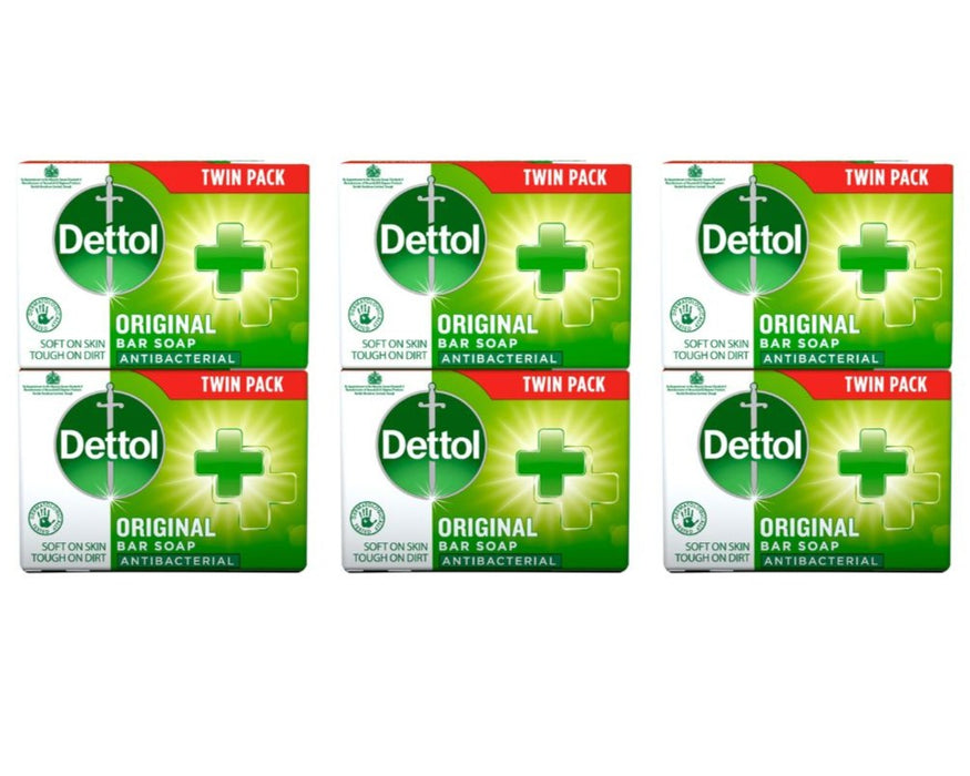 DETTOL ANTIBAC SOAP BAR ORIGINAL 100gm [TWIN PACK]