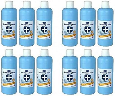 Dr Johnson's Highly Concentrated Sterilising Fluid 1 Litre x 12 - Full CASE