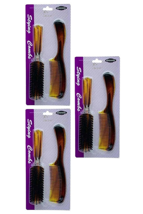 Firstlady Professional Styling Comb 75 – Brown