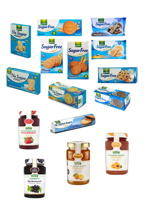 Family Biscuit & Jam Hamper with 15 Selected Delights [Biscuits, Cookies and Jams]