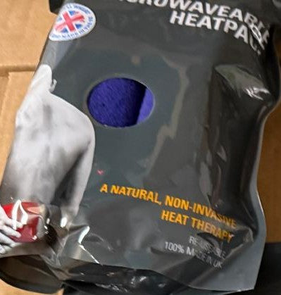 Wheat Bag Microwaveable Physio Heatpack with Lavender Soft Fleece Large Size 700g [Choice of Colors] - Made in UK