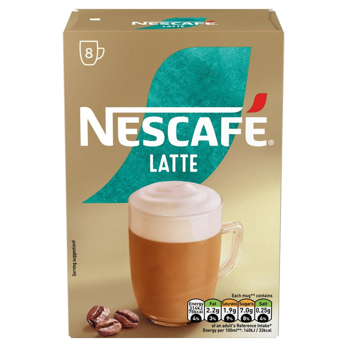 Nescafe Frothy Latte 8 Pack x 1
