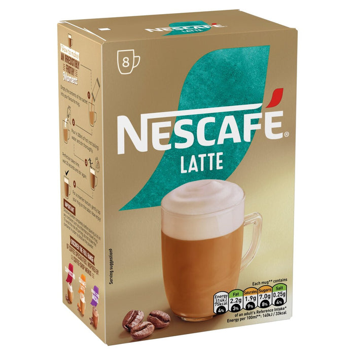 Nescafe Frothy Latte 8 Pack x 1