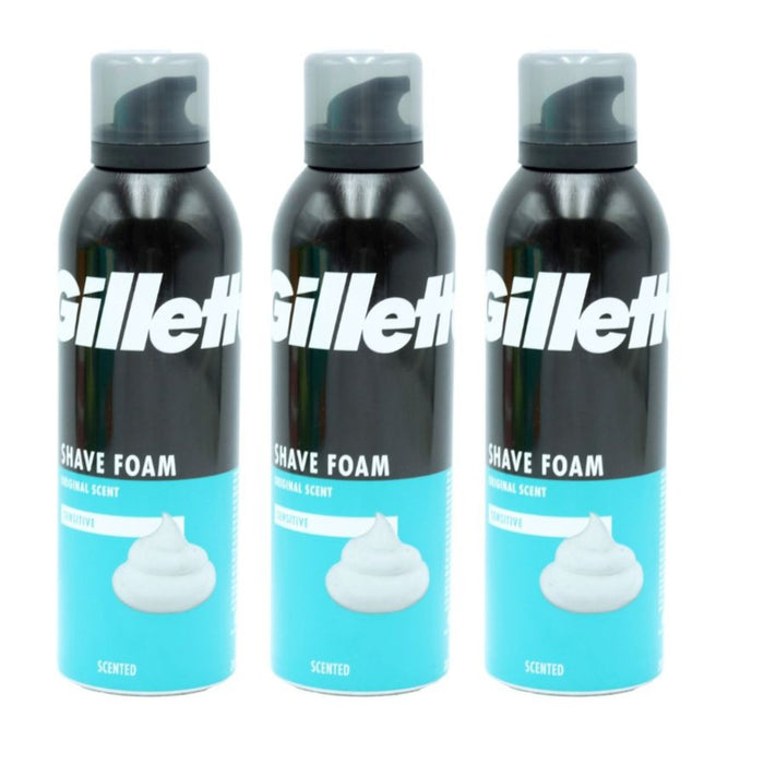 GILLETTE SHAVE FOAM SENSITIVE 200ml